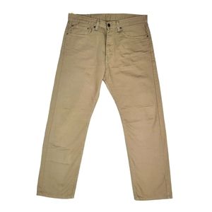 Levi's Jeans 505 Tan Regular Fit Stretch 34 x 30